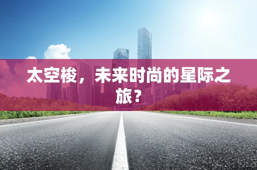太空梭，未来时尚的星际之旅？