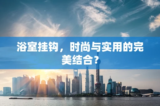 浴室挂钩，时尚与实用的完美结合？