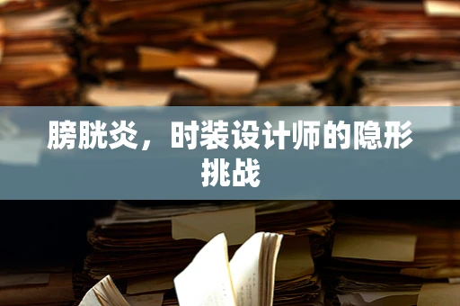 膀胱炎，时装设计师的隐形挑战
