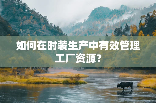如何在时装生产中有效管理工厂资源？