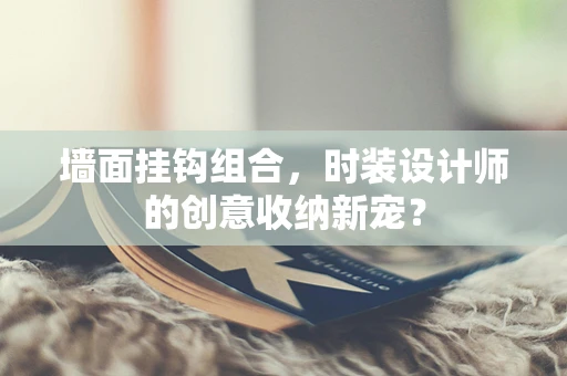 墙面挂钩组合，时装设计师的创意收纳新宠？