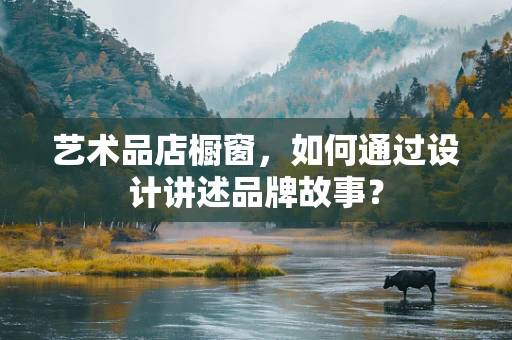 艺术品店橱窗，如何通过设计讲述品牌故事？