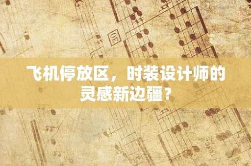飞机停放区，时装设计师的灵感新边疆？