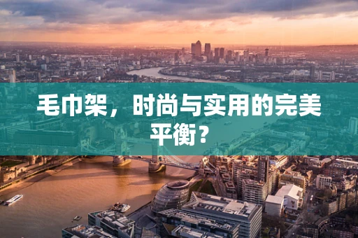 毛巾架，时尚与实用的完美平衡？