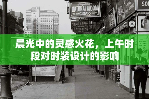晨光中的灵感火花，上午时段对时装设计的影响