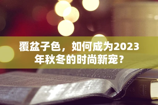 覆盆子色，如何成为2023年秋冬的时尚新宠？