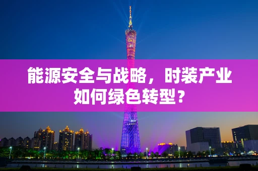 能源安全与战略，时装产业如何绿色转型？