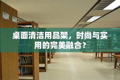 桌面清洁用品架，时尚与实用的完美融合？