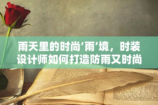 雨天里的时尚‘雨’境，时装设计师如何打造防雨又时尚的雨衣？
