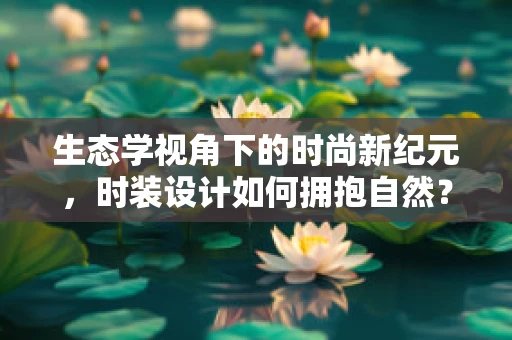 生态学视角下的时尚新纪元，时装设计如何拥抱自然？