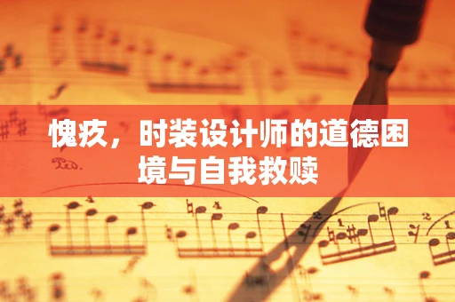 愧疚，时装设计师的道德困境与自我救赎