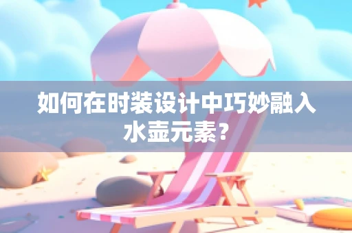 如何在时装设计中巧妙融入水壶元素？
