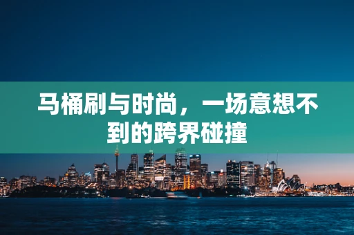 马桶刷与时尚，一场意想不到的跨界碰撞