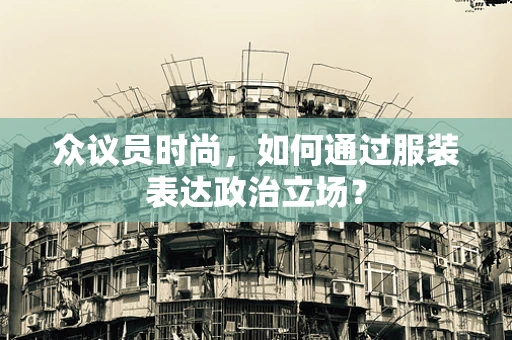 众议员时尚，如何通过服装表达政治立场？