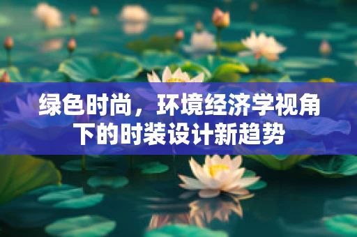 绿色时尚，环境经济学视角下的时装设计新趋势