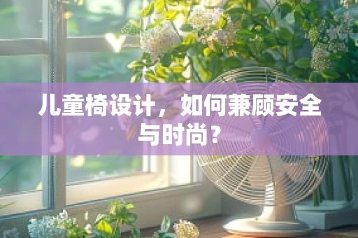 儿童椅设计，如何兼顾安全与时尚？