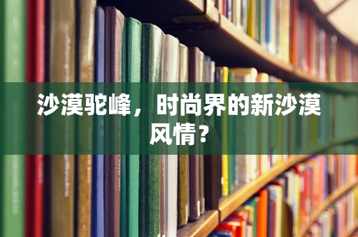 沙漠驼峰，时尚界的新沙漠风情？