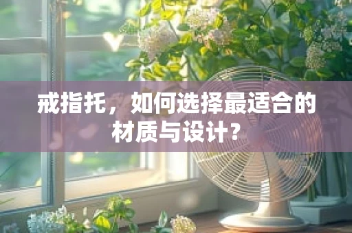 戒指托，如何选择最适合的材质与设计？