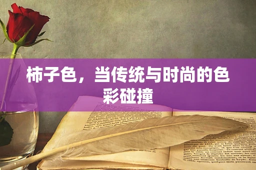 柿子色，当传统与时尚的色彩碰撞
