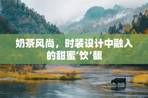 奶茶风尚，时装设计中融入的甜蜜‘饮’馥