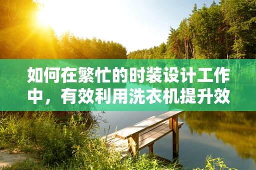 如何在繁忙的时装设计工作中，有效利用洗衣机提升效率？