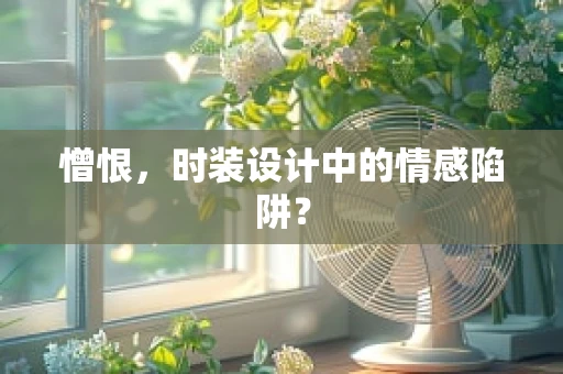 憎恨，时装设计中的情感陷阱？