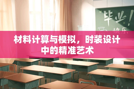 材料计算与模拟，时装设计中的精准艺术