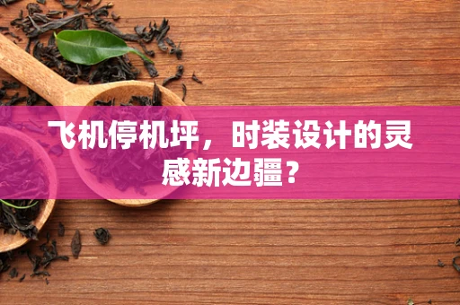 飞机停机坪，时装设计的灵感新边疆？
