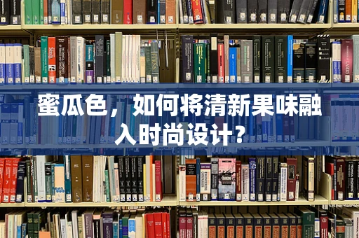 蜜瓜色，如何将清新果味融入时尚设计？