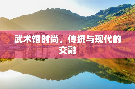 武术馆时尚，传统与现代的交融