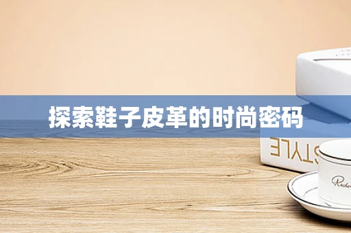 探索鞋子皮革的时尚密码