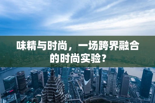 味精与时尚，一场跨界融合的时尚实验？