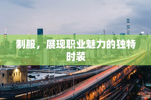 制服，展现职业魅力的独特时装