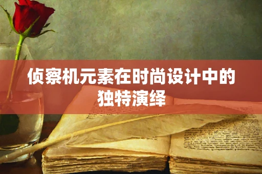 侦察机元素在时尚设计中的独特演绎