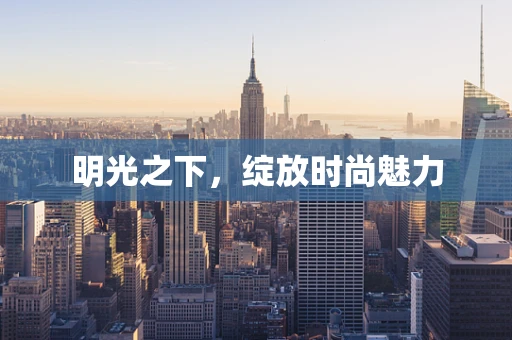 明光之下，绽放时尚魅力