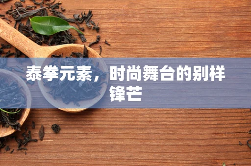泰拳元素，时尚舞台的别样锋芒