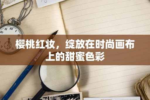 樱桃红妆，绽放在时尚画布上的甜蜜色彩