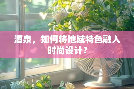 酒泉，如何将地域特色融入时尚设计？