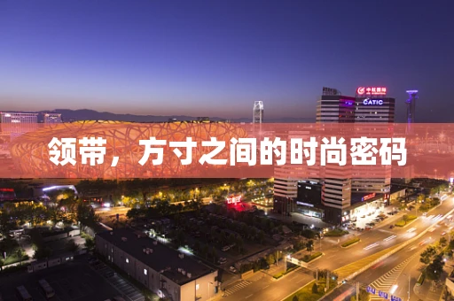 领带，方寸之间的时尚密码