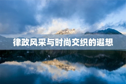 律政风采与时尚交织的遐想
