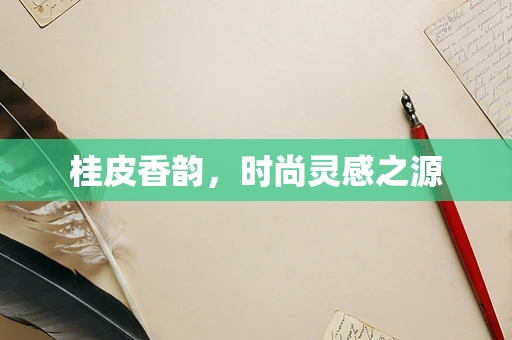 桂皮香韵，时尚灵感之源