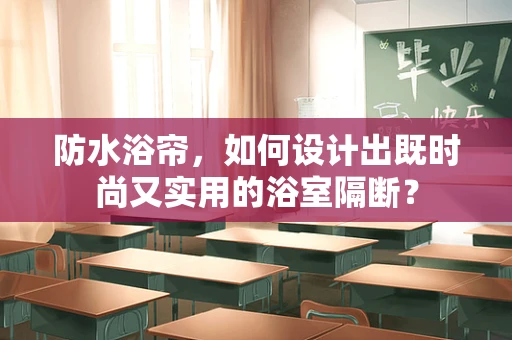 防水浴帘，如何设计出既时尚又实用的浴室隔断？