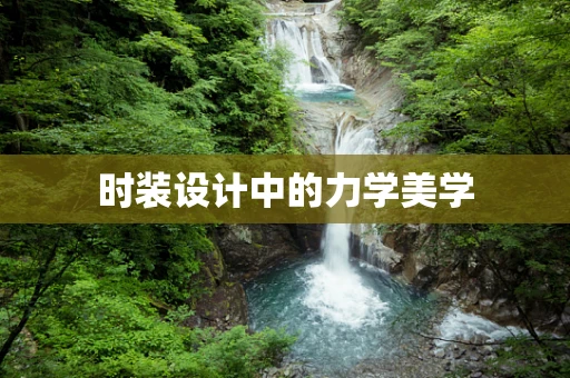 时装设计中的力学美学