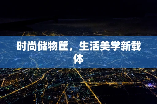 时尚储物筐，生活美学新载体