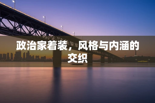 政治家着装，风格与内涵的交织