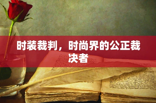 时装裁判，时尚界的公正裁决者