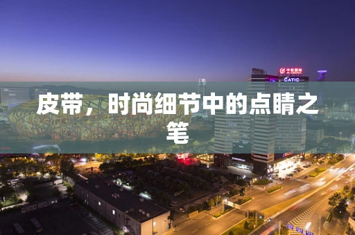 皮带，时尚细节中的点睛之笔