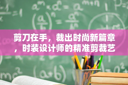 剪刀在手，裁出时尚新篇章，时装设计师的精准剪裁艺术