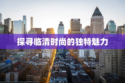 探寻临清时尚的独特魅力