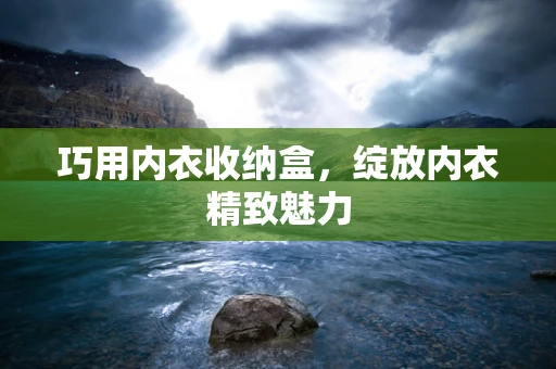 巧用内衣收纳盒，绽放内衣精致魅力